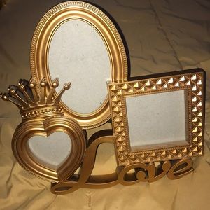 Gold picture frame
